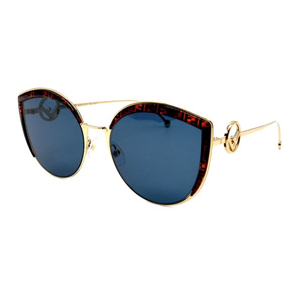 Fendi Accessories - NEW FENDI FF0290/S J5G GOLD HAVANA BLUE AUTHENTIC SUNGLASSES 58-21 W/CASE #7N